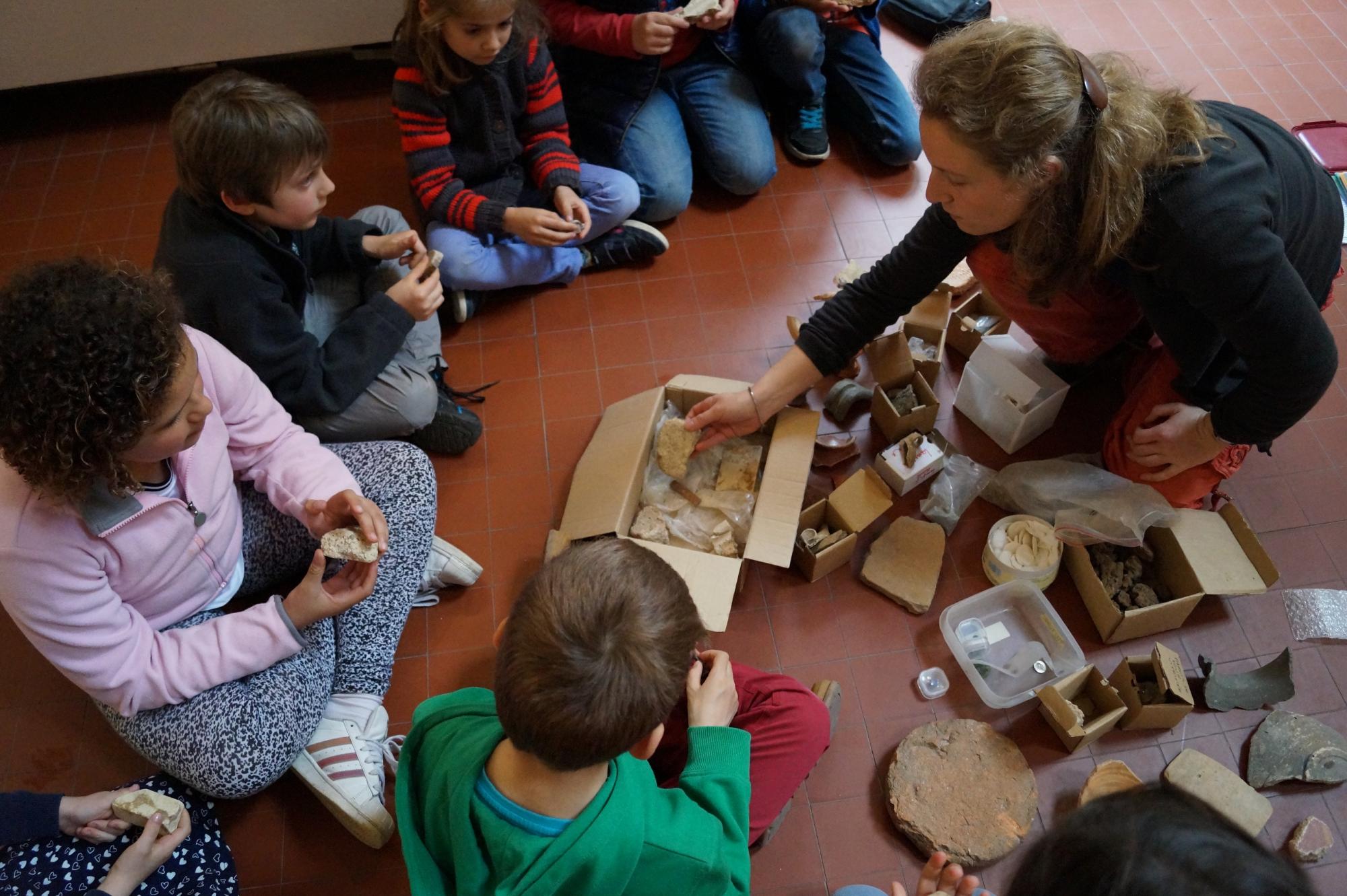 activités éducative autour de l'archéologie