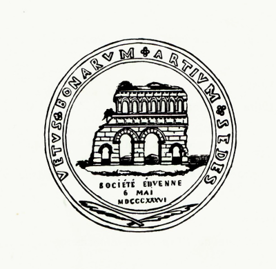 <p><em><strong>The seal of the Société éduenne </strong></em></p>