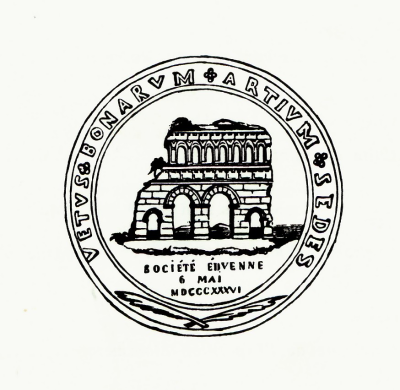 <p><em><strong>The seal of the Société éduenne </strong></em></p>
