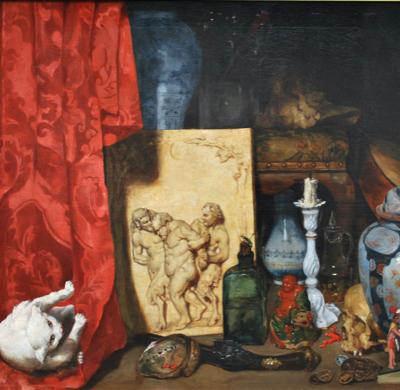 <p><strong><em>In Front of the Fireplace, </em>Boissard de Boisdenier</strong>, around 1850</p>