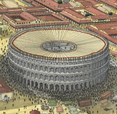 <p><em><strong>Roman Amphitheater of Augustodunum</strong></em></p>