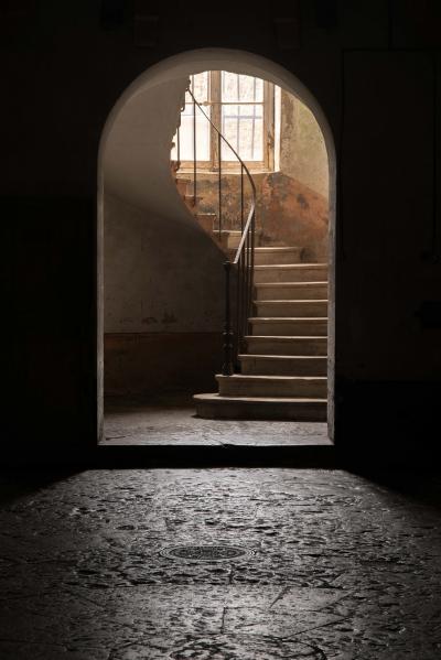 <p>Escalier de la prison d'Autun</p>