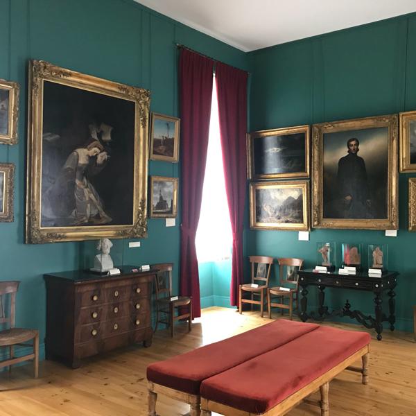 <p><em><strong>European Painting Section</strong>, </em>romantic paintings.</p>