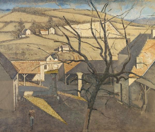 Balthus, Cour de ferme à Chassy, 1960 © Centre Georges Pompidou
