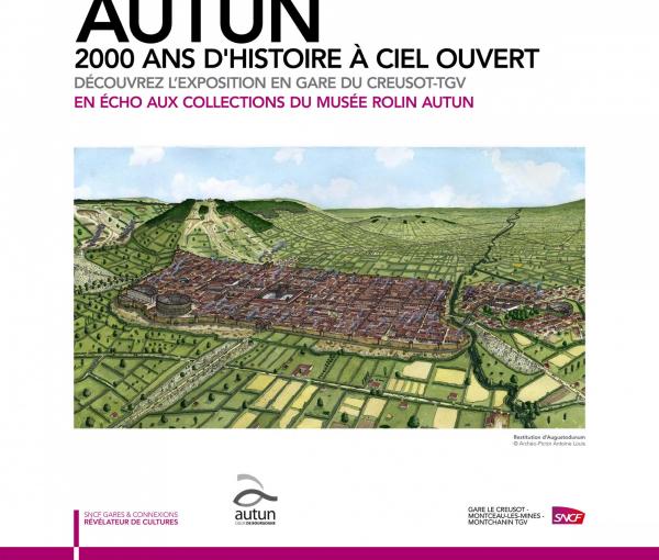 Une exposition inédite en gare du Creusot - TGV, en partenariat avec SNCF Gares &amp; Connexions.
