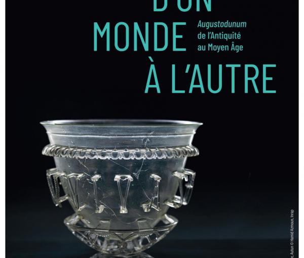 Affiche de l'exposition, cliché Hamid Azmoun, Inrap, graphisme Savannah Lemonnier